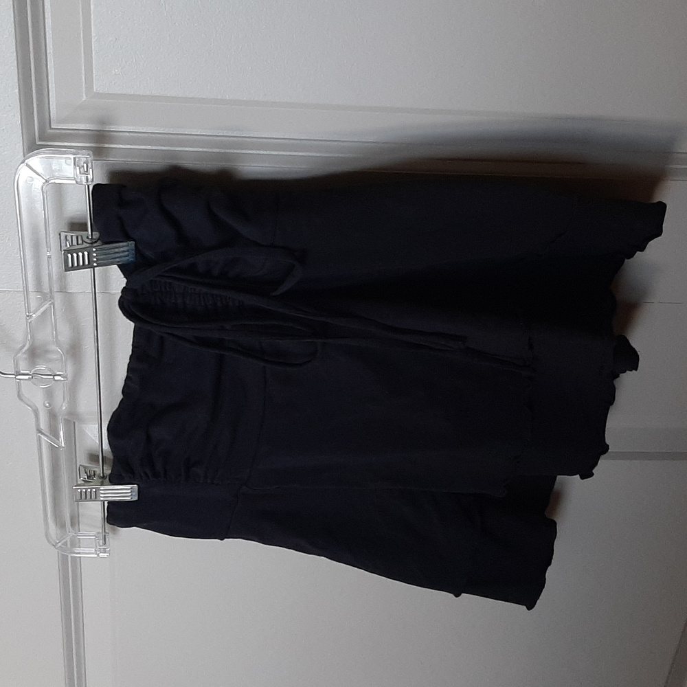 Black Adjustable Mini Skirt